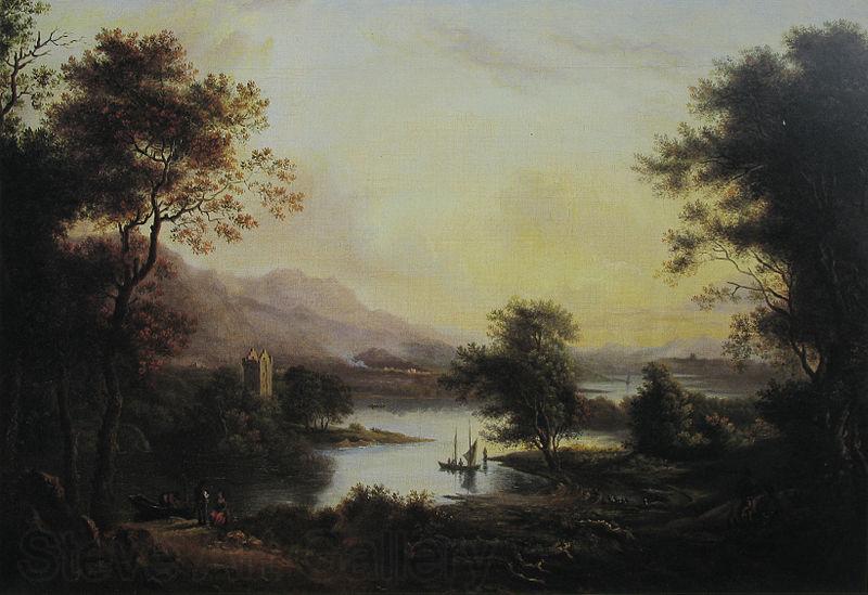 Alexander Nasmyth A Highland Loch Landscape Germany oil painting art